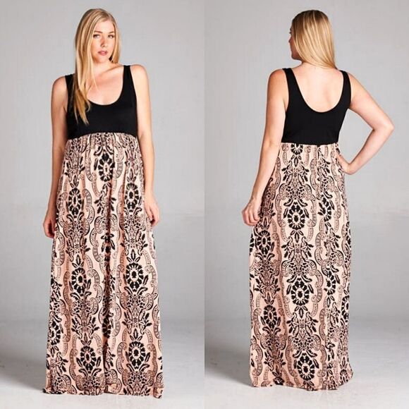 Pink Blush Zen Moment Maternity Babydoll Dress - Picture 1 of 6